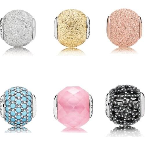 Fit Pandora ESSENCE Bracelets Necklaces Wisdom Happiness Charms 925 Original Sterling Silver Beads for Jewelry Making DIY Women