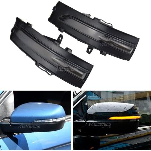 LED Dynamic Turn Signal Rearview Mirror Sequential Indicator Light Lamp For Ford Edge ST 2015-2019 For Ford Rand 2015-2020