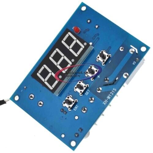 K type thermocouple XH-W1315 XH-W1313 high temperature type temperature controller -30-999 degree temperature control board