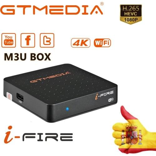 GTmedia IFIRE IFIRE-2 Android TV Box,4K,H.265,HDR STB BOX,Ultra HD WIFI,Youtube,Set top Box Media Player Internet,Support m3u