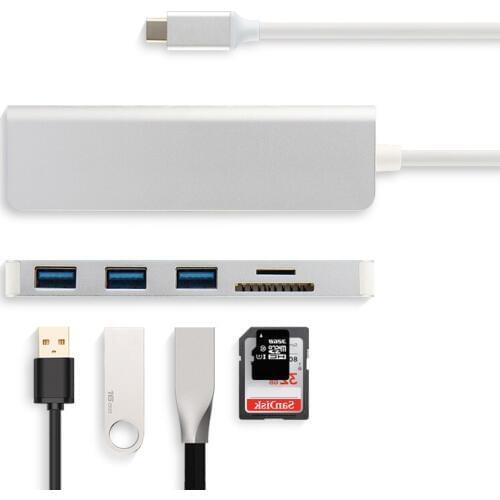 5-in-1 Type C HUB Multi USB C Adapter USB 3.0 Port SD/TF Card Reader For Chuwi Hi10 Hi 10 Air Hi9 hi 9 Plus Pro HiPad Tablets PC