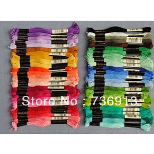 Total 3000 Pieces Cross Stitch Embroidery Floss Thread Yarn Similar DMC----You Can choose Any Colors And Quantity