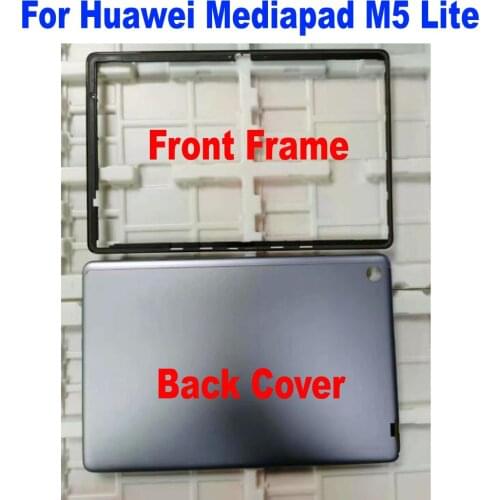 Battery Back Cover For Huawei MediaPad M5 Lite LTE 10 BAH2-L09 BAH2-w09 Housing Door Rear Case Metal Lid Middle front frame