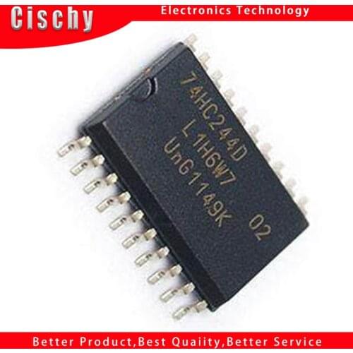 10PCS 74HC244D SOP20 74HC244 SOP SN74HC244DWR SMD 244D SOP-20 new and original IC