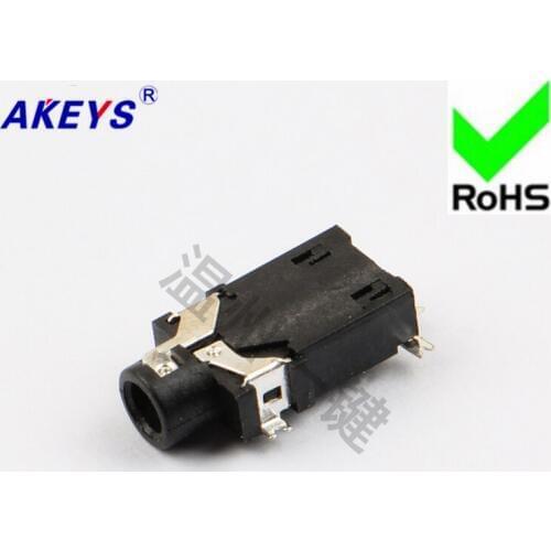 10 PCS PJ-227 Power Socket 2.5 Headphone socket 6 foot patch 2 fixed foot 2.5MM socket master
