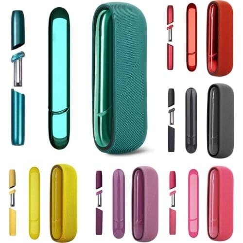 12 Colors Silicone Case+Side Cover+outer shell For IQOS 3 Duo Full Protective Cover For IQOS 3.0 Replaceable Side Cover dropship