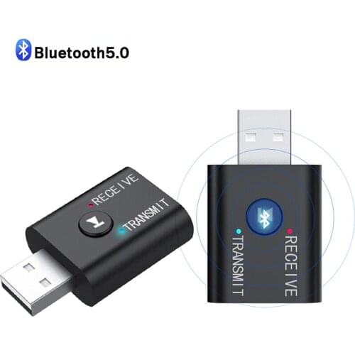 3 In 1Mini Wireless USB Bluetooth-Compatible Dongle Adapter 5.0 Music Audio Receiver Transmitter For PC Speaker Mouse Laptop