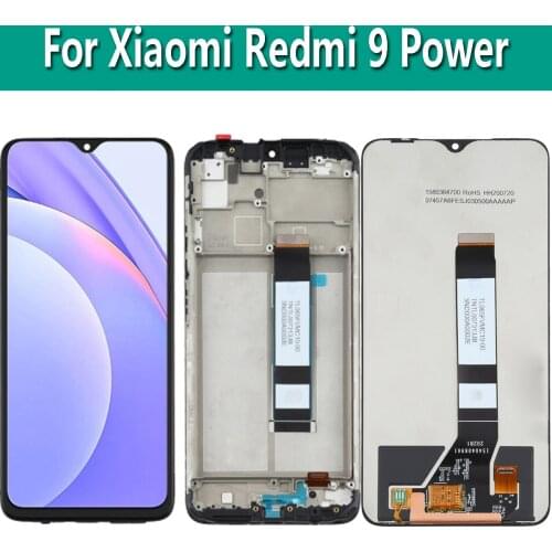 6.53" For Xiaomi Redmi 9 Power M2010J19SI LCD Touch Screen Digitizer Assembly Replacement Parts
