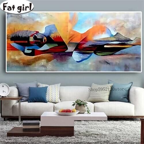 Lord Buddha Abstract Diamond Painting Art 5D Religions Embroidery Cross Stitch Mosaic Square Round Drill Handmade Wall Sticker