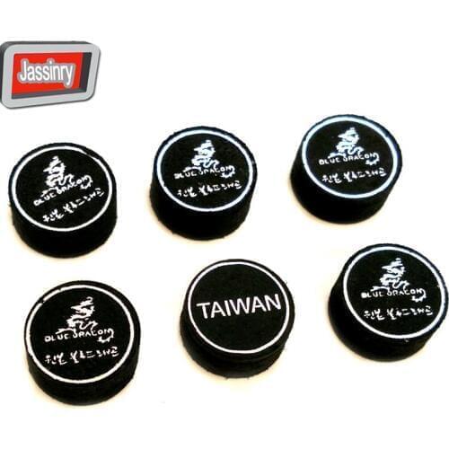 Free shipping 5pcs 14mm black 6layers pigskin leather Billiard Pool Cue Tips high quality Hardness in M Billiards accessories