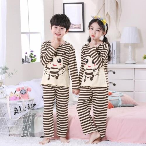 Kids Gift Pajamas Set Children Sleepwear Baby Pajamas Sets Boys Girls Cute Pyjamas Pijamas Cotton Nightwear Kids Clothes