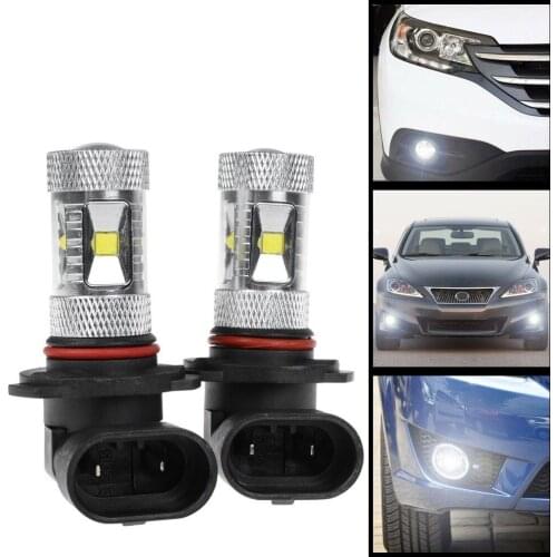 2x 9005 9145 Daytime Running Fog Light HB3 P20D Bulb 30W Led Car Bulb Auto Light Lamp DRL Bulbs Projector Lens