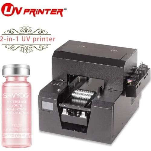 Photo printer A4 cylindrical plane integrated for cosmetic bottle/insulation cup/mobile phone case/T-shirt colorful printing