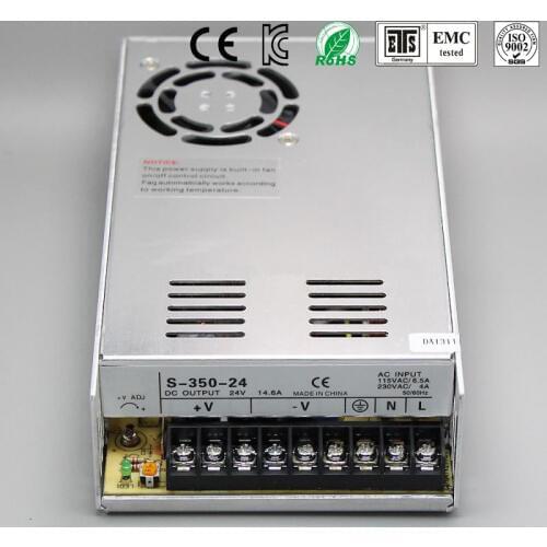 Single Output Switching power supply 24V 14.5A 350W Transformer 110V 240V AC To DC 24 V SMPS For Electronics Led Strip Display
