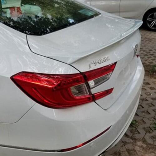 Use for honda accord Spoiler 2018 model accord lip Spoiler High Quality ABS Material Car Rear Wing paint Color for accord