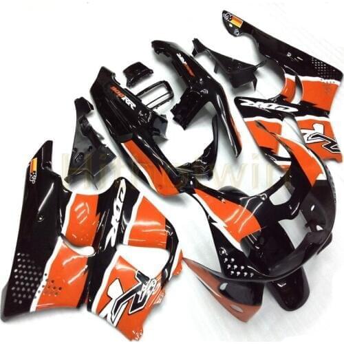 Custom motorcycle cowl for CBR900RR 1994-1997 CBR900 RR 94 95 96 97 ABS Plastic Fairings+Botls+orange black