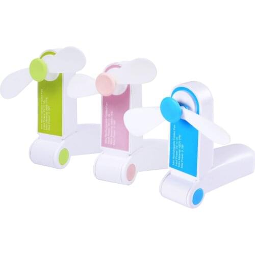 Multifunctional portable fan handheld fan USB rechargeable fan with power bank function 1200mAh durable silent foldable mini fan