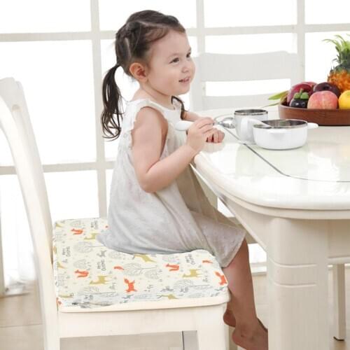 Children Increased Chair Pad Soft Baby Children Dining Cushion Adjustable Removable Chair Booster Cushion Pram Chair Pad