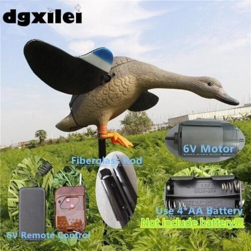 Spain Hunting 6V Plastic Decoy Duck Decoy With Spinning Wings Duck Hunting Device From Xilei