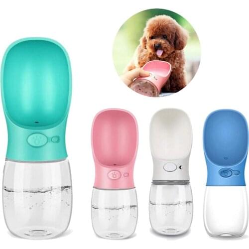 550ML Portable Pet Dog Water Bottle for Small Large Dogs Cat Outdoor Drinking Feeder Puppy Dispenser Cat Drinking Bowl Dogs