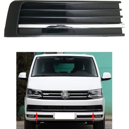 Auto Front Left Right Bumper Fog Light Lamp Grill for VW Transporter Multivan Caravelle 2016 2017 2018 2019 7E5853683 7E5853684