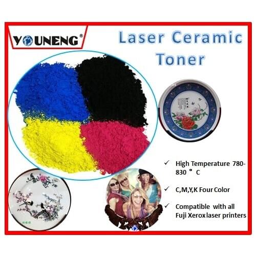 Compatible laser ceramic toner for xerox 6510 6500 215 color copier,ceramic toner powder CMYK 50g/color 200g