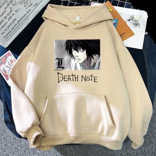 New Anime Cartoon Death Note Men / Women Hoodies Sweatshirts Printed Unisex Long Sleeve Pullovers Tracksuits Hip Hop Casual Top
