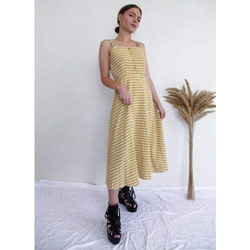 Модные платья в клетку Tonglord China At AliExpress