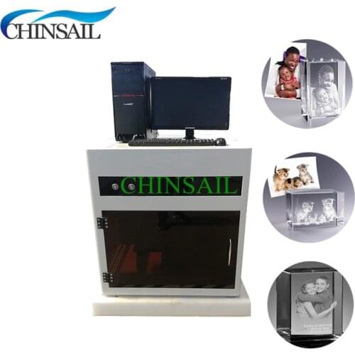 Factory supply mini size 3d crystal laser subsurface engraving machine