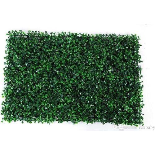 NEW 40x60cm Green Grass Artificial Turf Plants Garden Ornament Plastic Lawns Carpet Wall For Wedding Xmas Party Decor FREE SHIPP