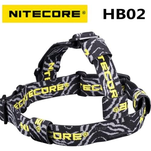 1PC Nitecore HB02 Flashlight Headlight Headband Strap 2nd Generation For D11/EX1