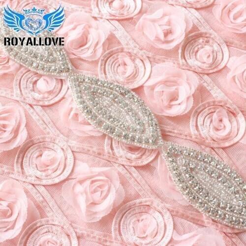 10yards) Silver Beaded Crystal Rhinestone Trimming Bling Bling Decorative Rhinestone Beaded Trim For Wedding Dress Belt Sash
