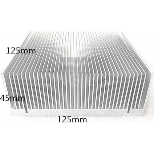 2pcs LED heatsink125*45-125mm/Dense tooth heat sink/High-power LED chips scattered