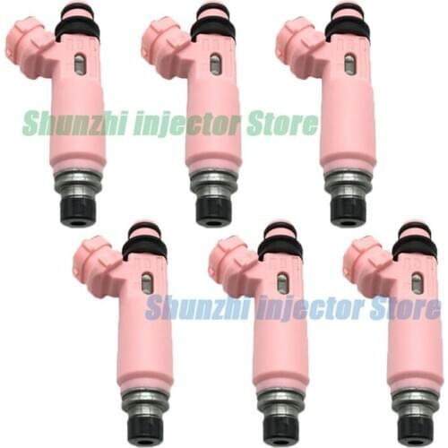 6pcs Fuel Injector Nozzle For 2002-2008 Toyota Lexus RX300 RX330 RX350 OEM:23250-20030 23209-20030 2325020030 2320920030