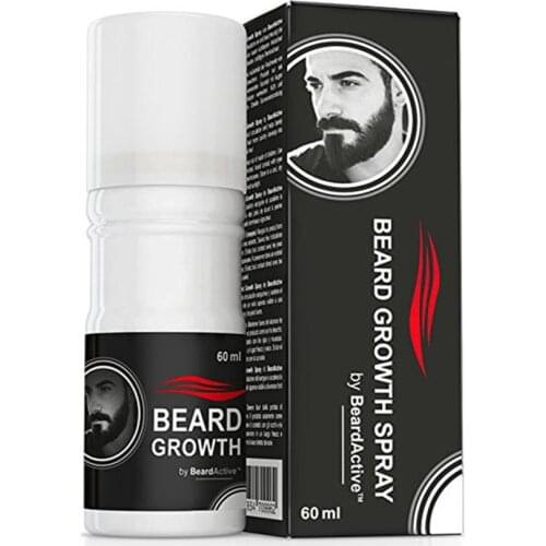 60ML Beard Growth Essence Liquid Plant Ingredient Hair Mustache Growth Strengthen Hair Prevent Hair Loss Beard Growth Liquid