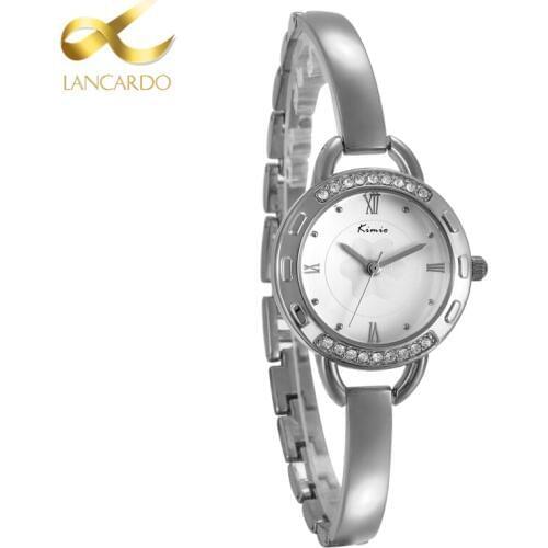 Lancardo Brand Silver Watch Women Quartz Fashion Casual Watch Stainless Steel Women Waterproof Watch Relojes Mujer Ladies Watch