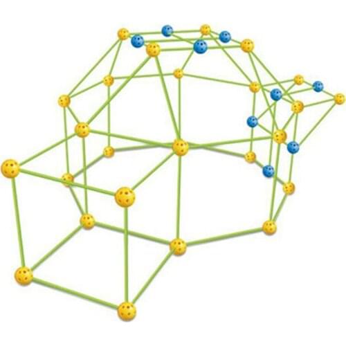 DIY Kids Child Construction Fort Building Kit Forts Indoor & Outdoor Toy