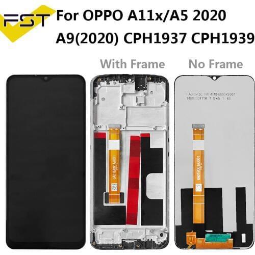 LCD Screen For Oppo A11x / A9 (2020) CPH1937 CPH1939 LCD Display Touch Screen Assembly With Frame For OPPO A5 2020 Lcd