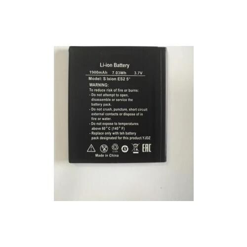 For DEXP S IXION ES2 5 "battery 1900mAh." Mobile Phone Li-ion Battery Replacement with phone stander