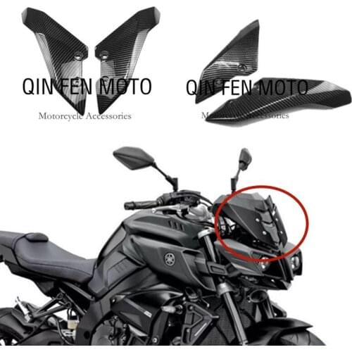 Carbon fiber paint Fit For Yamaha MT10 FZ10 windshield side panel fairing 2016- 2017-2018-2019