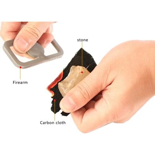 Flint Fire Starter Steel Striker Kit Primitive Starter For BBQ Camping Fire Starter Lighter Camping Hiking Survival Tools