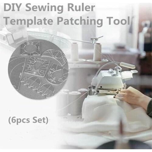 DIY Sewing Ruler Template Patching Tool Free Motion Quilting Essential Template Sewing Machine QuiltingTemplate Patchwork Ruler