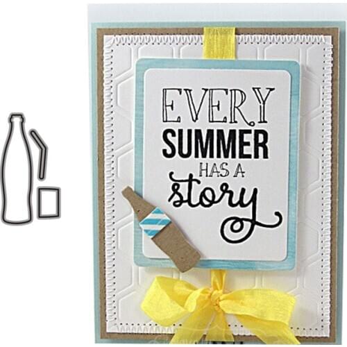 CH soda bottle Metal Cutting Dies Stencils For Scrapbooking Photo Album Decoration Embossing Paper Card Craft