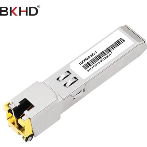 SFP module RJ45 Switch gbic 10/100/1000 connector SFP Copper RJ45 SFP module Gigabit Ethernet port 1pcs