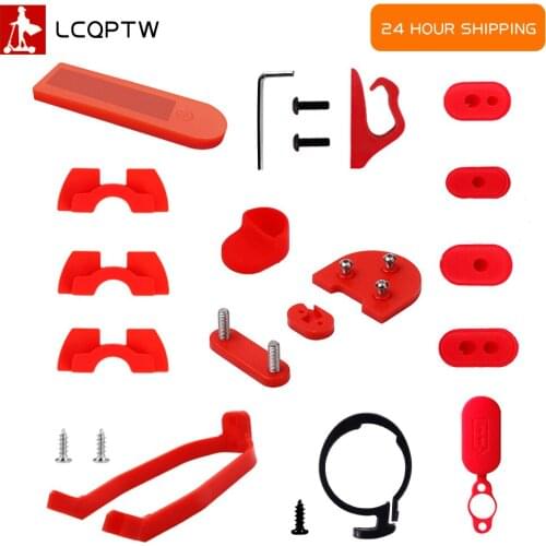 For Xiaomi Scooter M365/M187/Pro Accessories Combination Sets Special Hook Shock Absorber Damping Damping Meter Silicone Sleeve