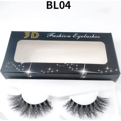 False Eyelashes Thick Long 25mm 3D Mink Lashes 3D Curly Soft Transparent Fluffy Fake Lashes Makeup Dramatic Mink Eyelashes
