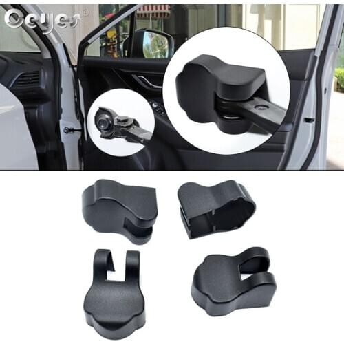 Car Accessories Styling Door Lock Stopper Limiting Covers Stickers For Subaru Forester Impreza Legacy Outback XV STI Clip Buckl