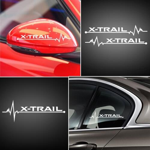 New Heart Car Decal Sticker Styling Windows Door Decoration For Nissan X Trail New Qashqai Murano accessories