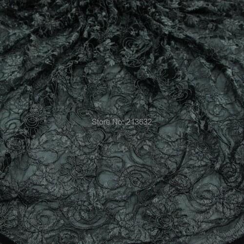 POd20-25 tulle voile organza textile fabric embroidered fabric wholesale apparel textile cloth computer embroidery processing