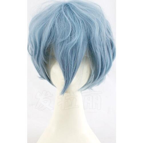 Tomura Shigaraki Cosplay Wig My Hero Academy Costume Play Wigs Halloween Costumes Hair free shipping +Wig Cap